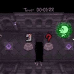 Item afterimages in The Binding of Isaac
